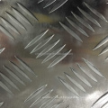 Rolo de alumínio de cinco barras de placa de diamante de alumínio com 2 mm de espessura